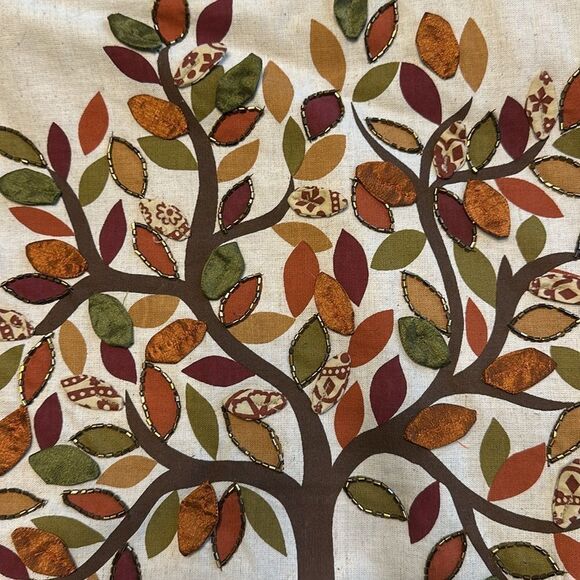 Pier 1 Fall Tree Patterned Table Runner Decor - Picture 3 of 5